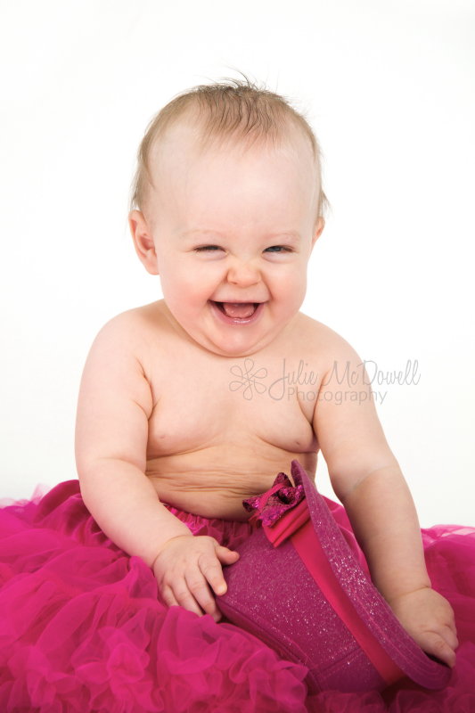 baby with big smile